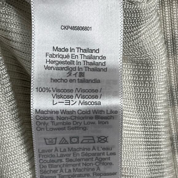 Madewell Micro-Rib Striped Sweater Tee in Monument Size S NWT - Picture 9 of 11